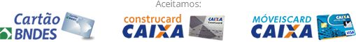 Aceitamos cartão BNDES